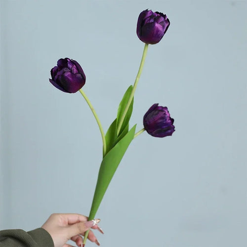 fleurs artificielles tulipes en soie décoratives pour toutes occasions - vue 11 sur 13