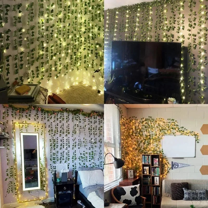 guirlande de noël artificielle pour décoration intérieure et extérieure - vue 5 sur 11