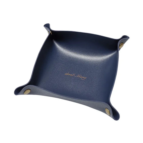 boîte de rangement nordique en cuir pour bureau et bijoux - vue 12 sur 19