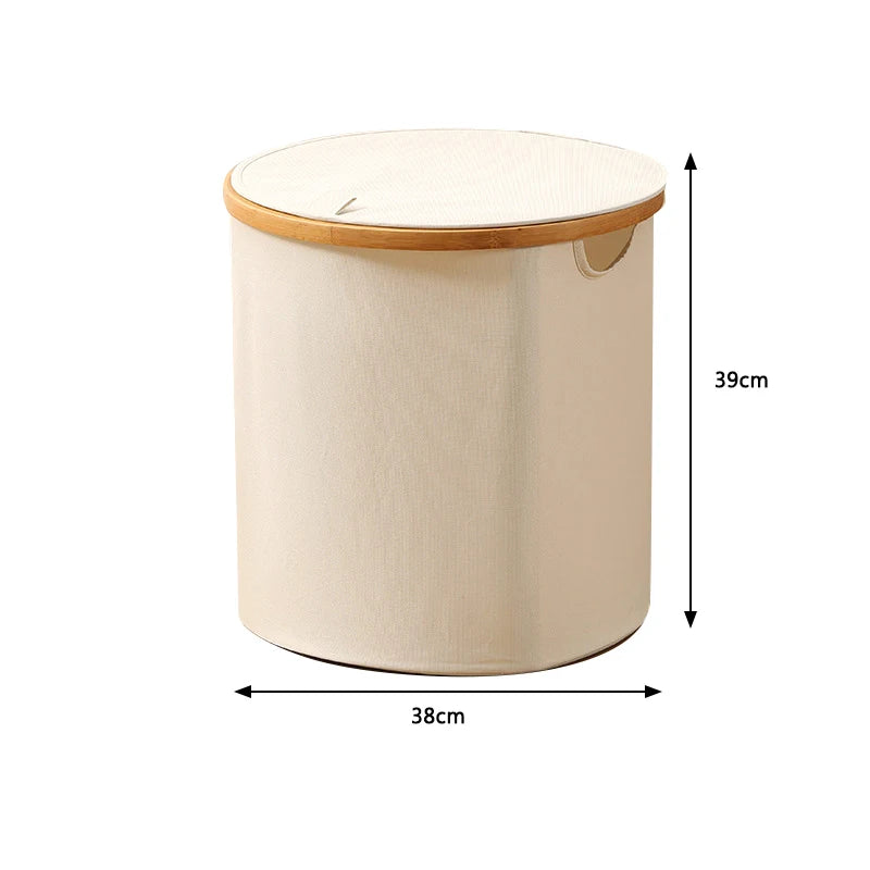 panier à linge pliable avec couvercle en tissu oxford - vue 11 sur 17