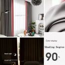 Rideau occultant moderne plissé pour chambre salon
