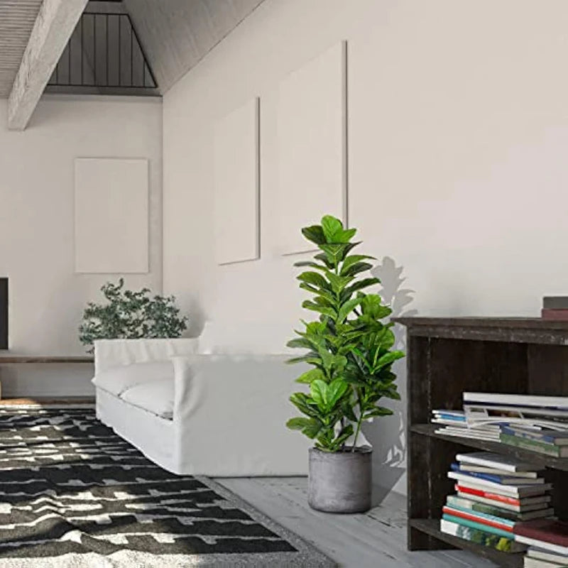 arbre tropical artificiel ficus pour décoration maison jardin boutique - vue 4 sur 12