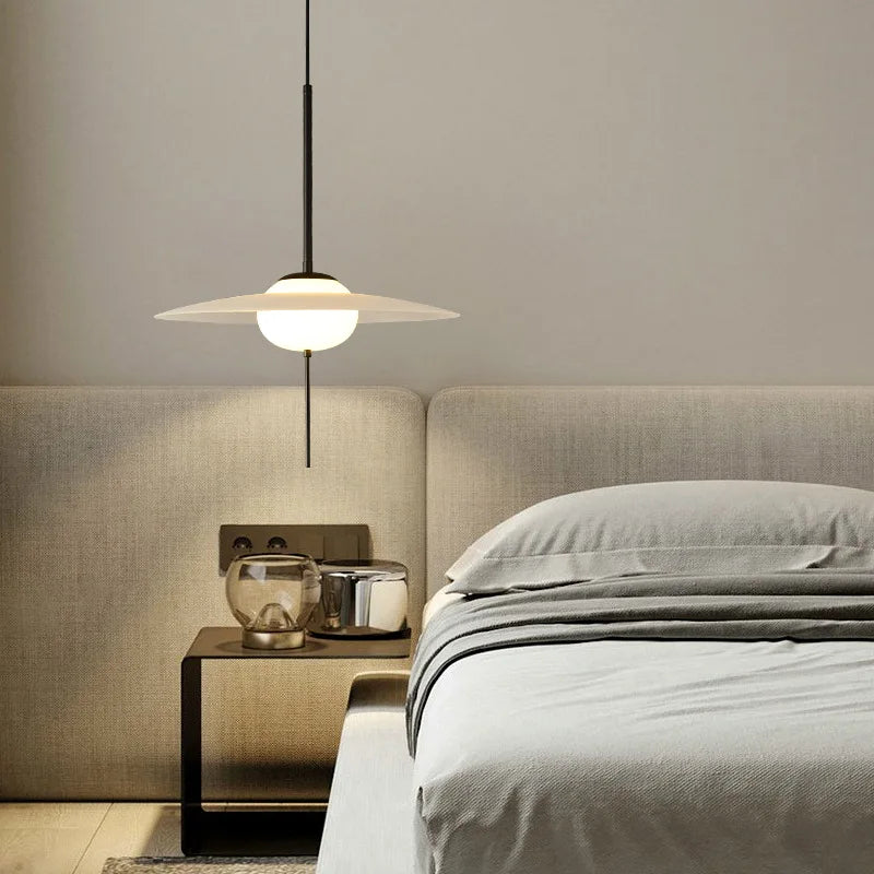suspension soucoupe volante design nordique luminaires modernes pour café et bar - vue 4 sur 8