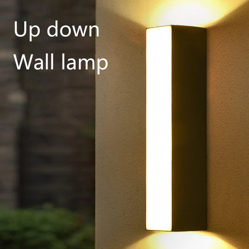 applique murale extérieure jardin avec led haute luminosité - vue 4 sur 9