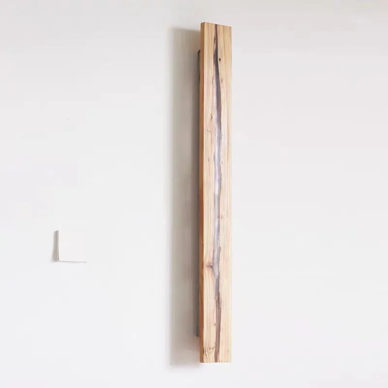 applique murale en bois massif style wabi sabi pour décoration créative - vue 3 sur 11