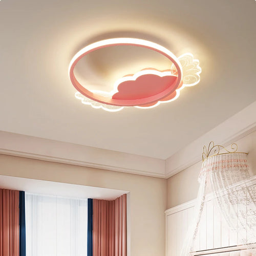 plafonnier nuage mignon pour chambre de princesse fille - vue 2 sur 11