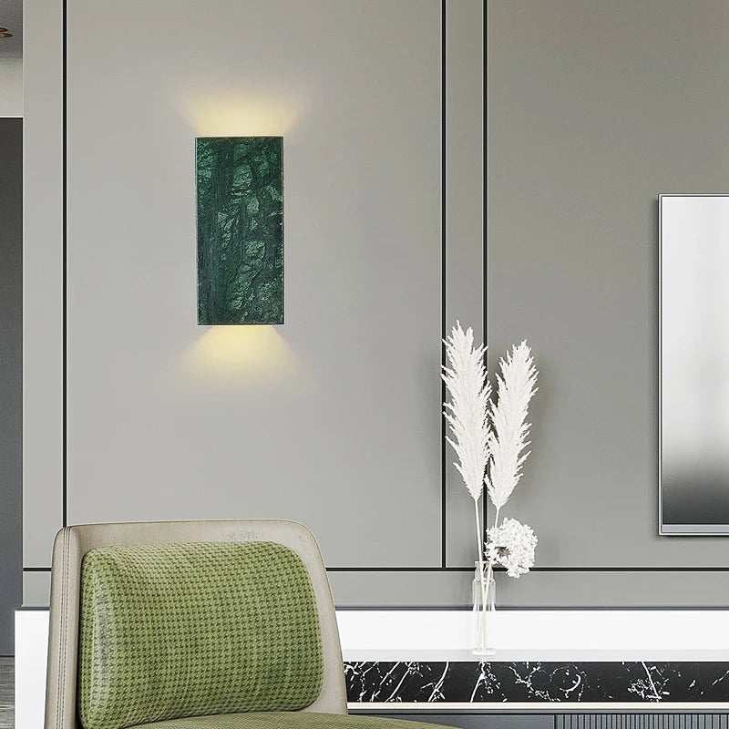 applique murale style européen en marbre naturel led