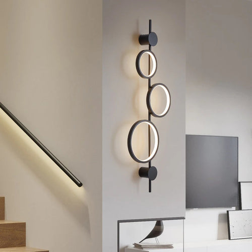 applique murale nordique à led design moderne pour décoration intérieure - vue 5 sur 8