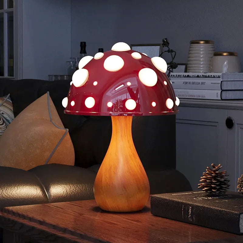 Lampe champignon Amanita tricolore LED USB