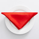 Serviette de table satin decoratif pour reception lot