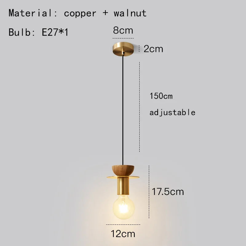 suspension moderne en bois et métal pour intérieur élégant - vue 13 sur 14