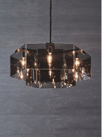 Nordic Minimalist Glass Chandelier with Black Creative Living Room  Bedroom, Dining Room, Italian Lighting Fixtures