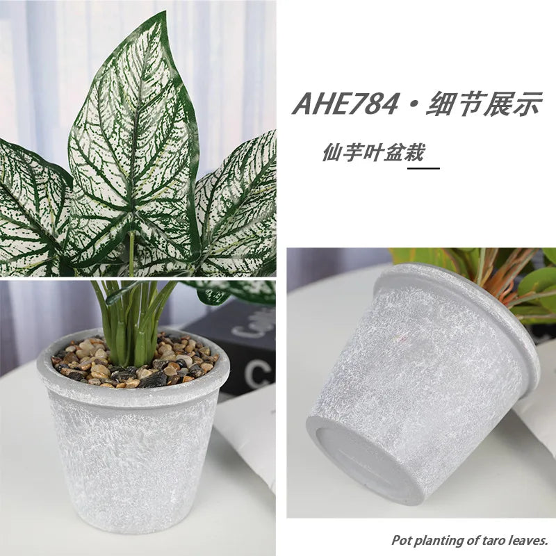 plante artificielle en pot pour décoration intérieure et fête - vue 4 sur 6