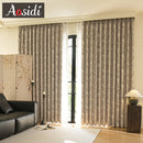 Rideau occultant motif floral moderne pour chambre salon