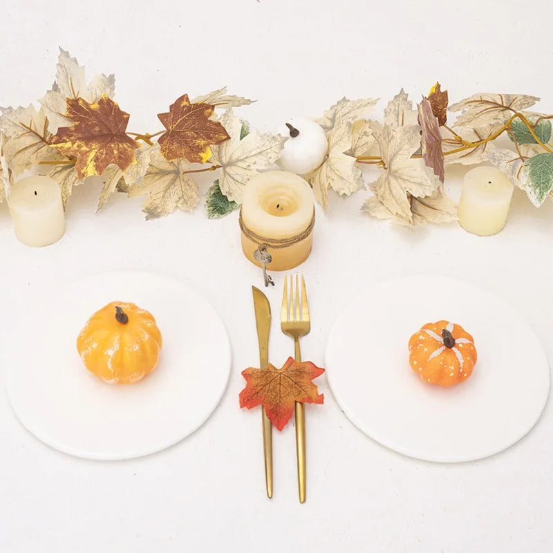 décoration automnale feuille d'érable pour thanksgiving - vue 4 sur 8