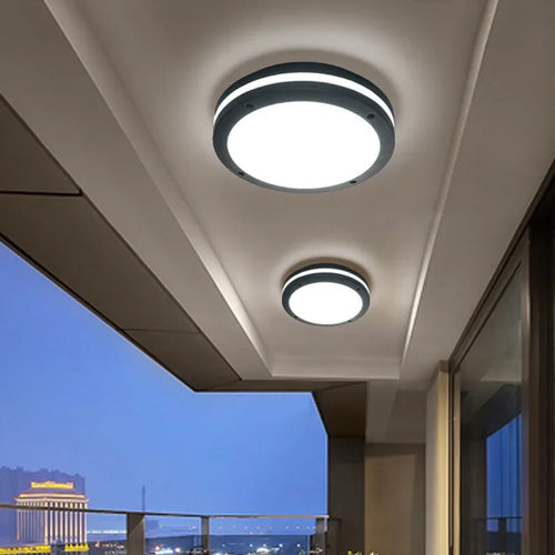 plafonnier extérieur étanche pour balcons allées couloirs porches - vue 2 sur 9