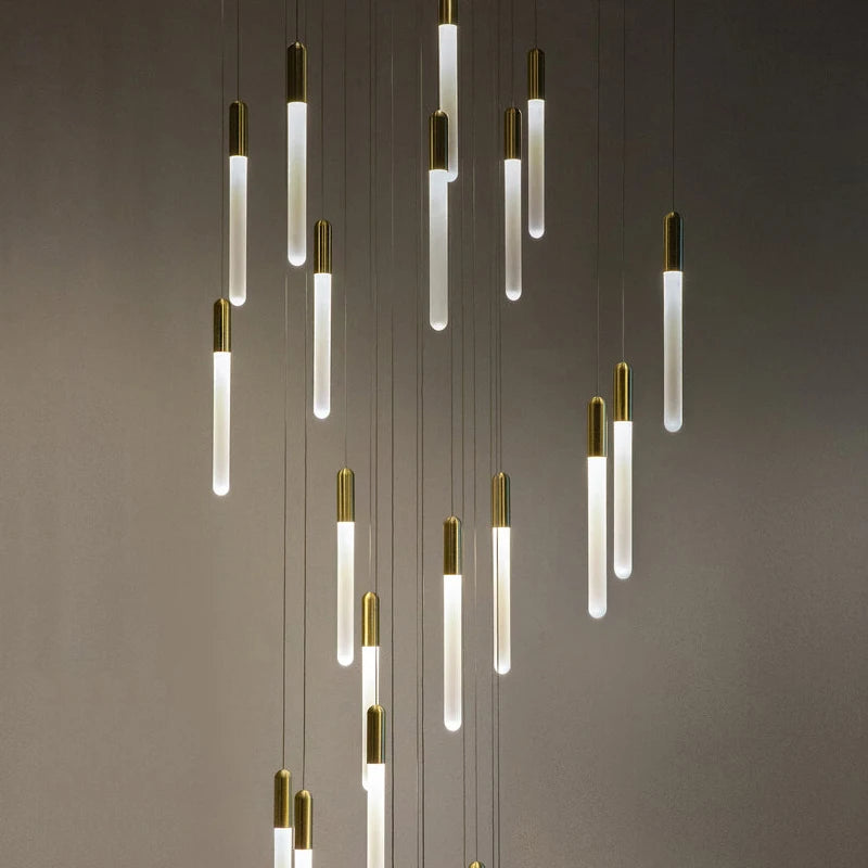 lustre nordique minimaliste design penthouse villa