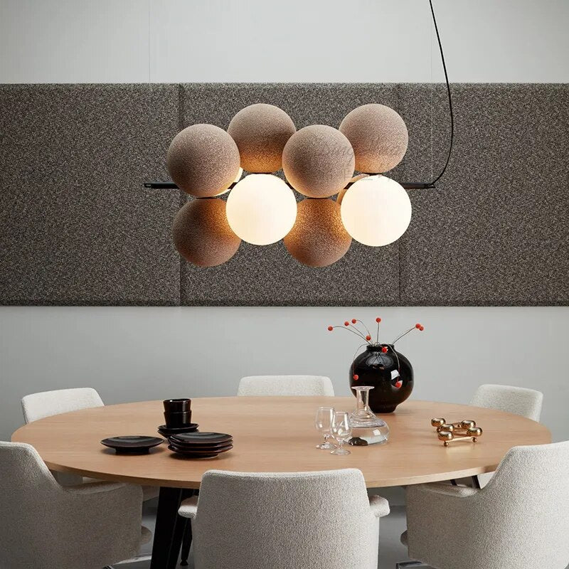 Lustre de Restaurant à vent silencieux - vue 3 sur 9