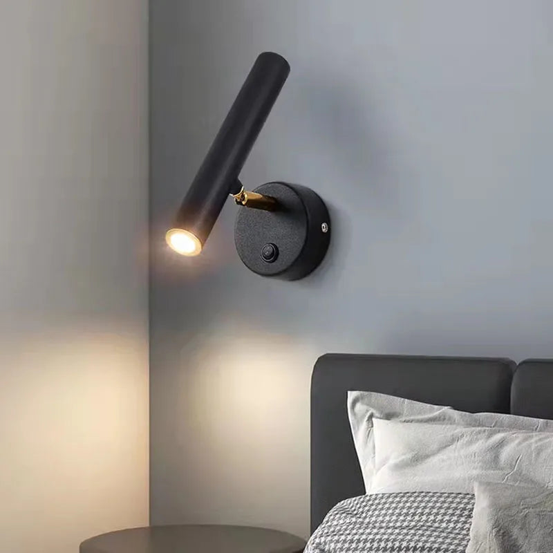 applique murale led rotative moderne pour lecture et - vue 2 sur 8