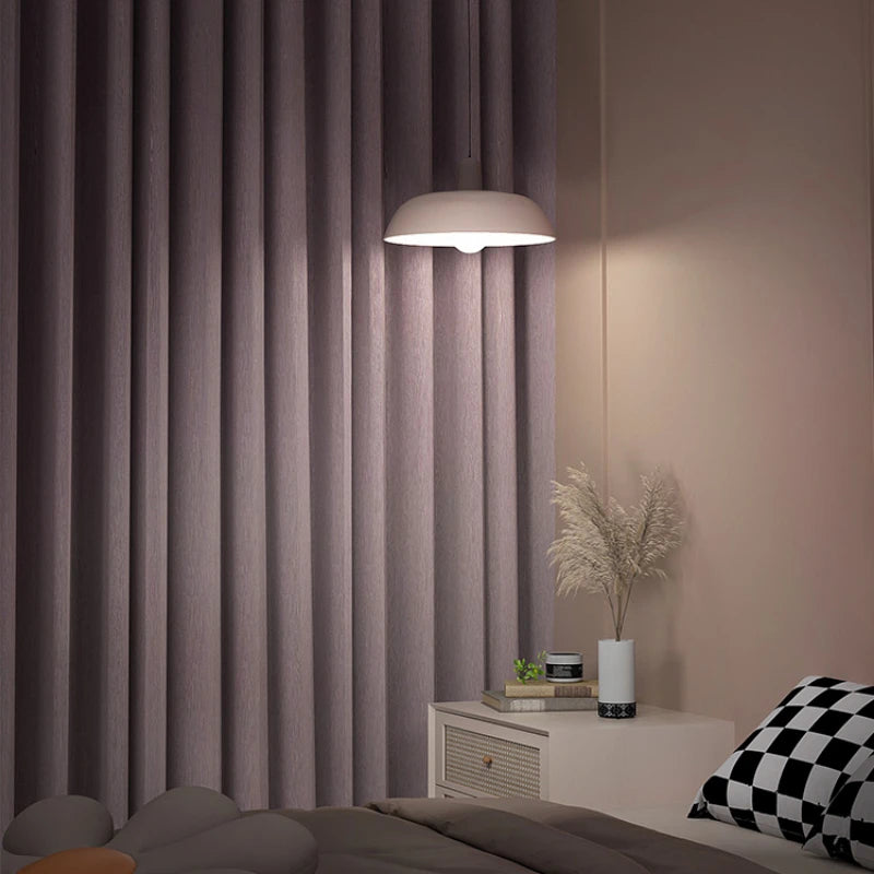 Rideau moderne occultant léger plissé pour salon chambre - vue 4 sur 18