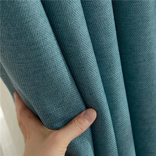 Rideau occultant moderne tissu épais pour salon chambre - vue 10 sur 11