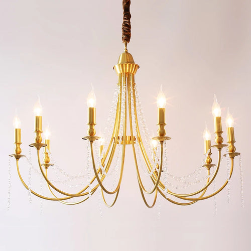 lustre en laiton moderne pour éclairage intérieur élégant - vue 14 sur 13