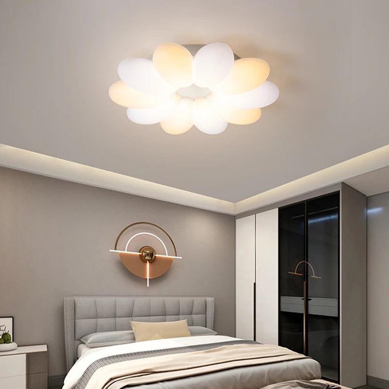 Plafonnier led créatif ovale pour éclairage quotidien intérieur - vue 4 sur 7