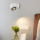 Applique spot LED créative blanc rouge PVC 4000K pour chambre salon allée escaliers