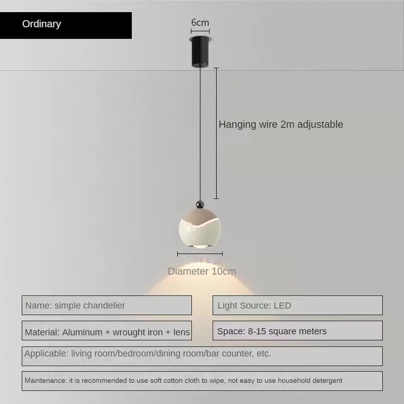 lustre à led pour décorer divers espaces intérieurs et extérieurs - vue 11 sur 11