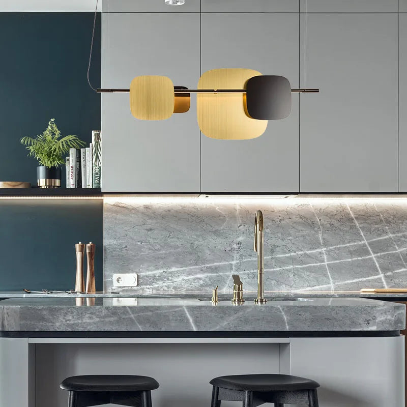 Lustre design LED suspendu nordique moderne - vue 7 sur 8