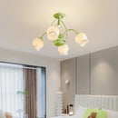 2023 Modern Green Hanging Ceiling Lamp LED Creative Aromatherapy Candle Design Pendant Chandelier Light For Home Bedroom