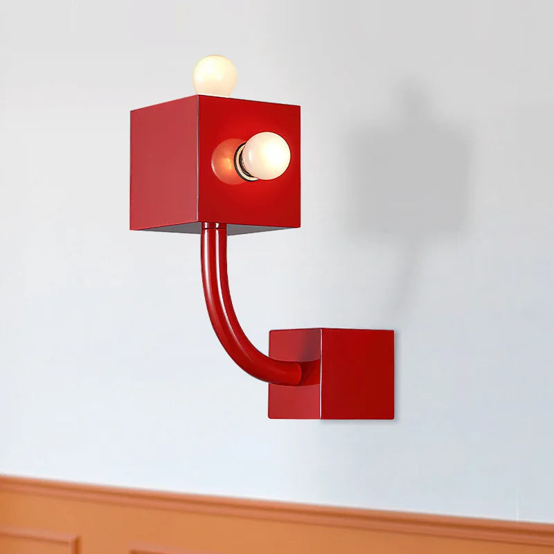 Bauhaus appliques Vintage Art rouge applique pour salon décor fond décoration chambre design applique