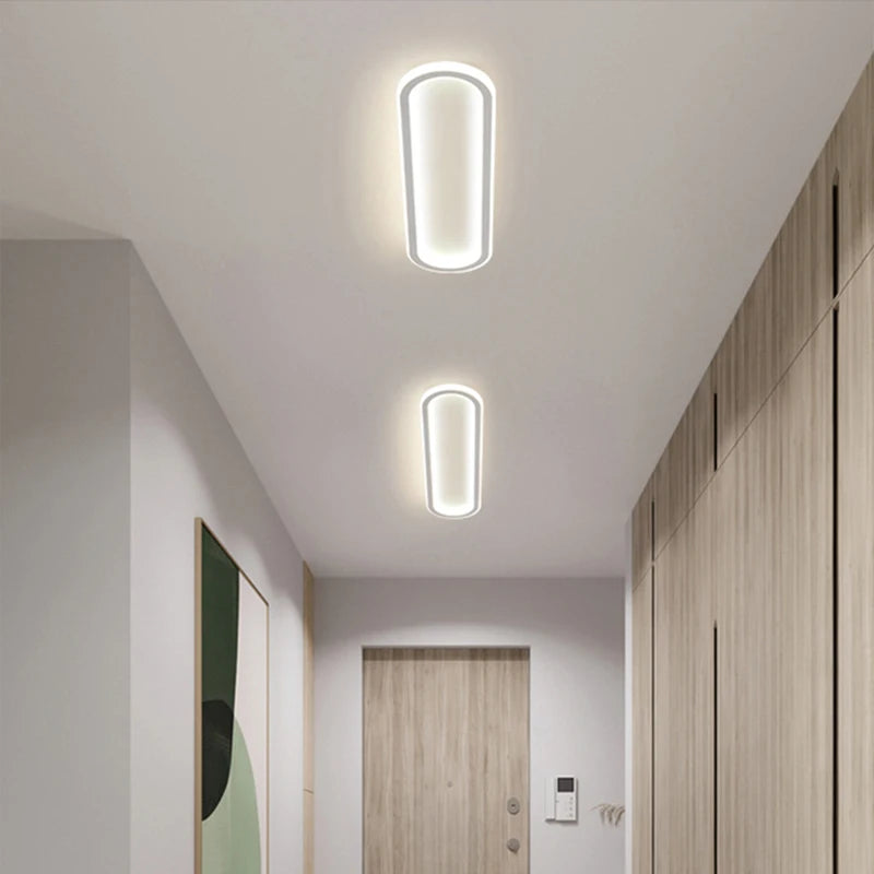 Bande LED moderne plafonniers éclairage intérieur pour chambre robuste couloir porche salon lampes maison Lustre décorer