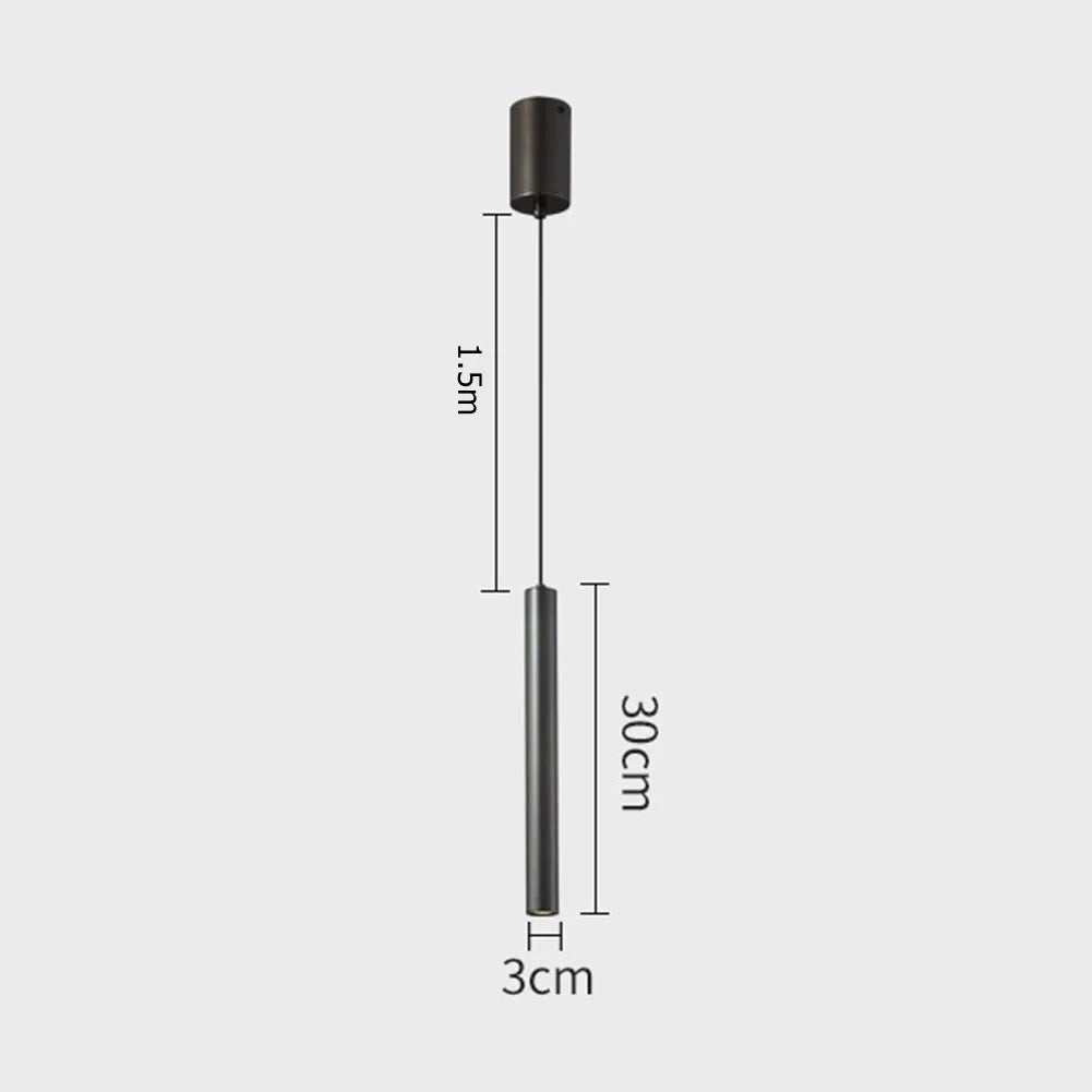 Suspension minimaliste nordique moderne lampes suspendues pour chambre chevet salle à manger lustre décoration éclairage de plafond - vue 10 sur 10