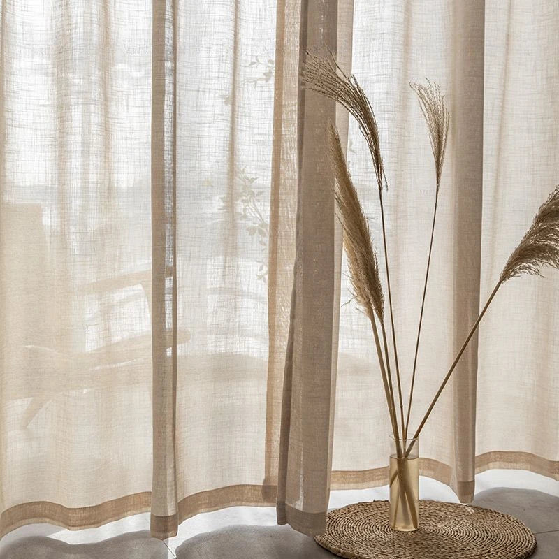 Rideau japonais plissé minimaliste pour salon chambre baie - vue 4 sur 11