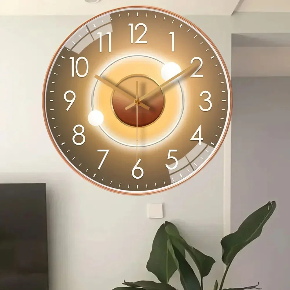 horloge murale silencieuse à piles design moderne pour tous les espaces - vue 8 sur 16