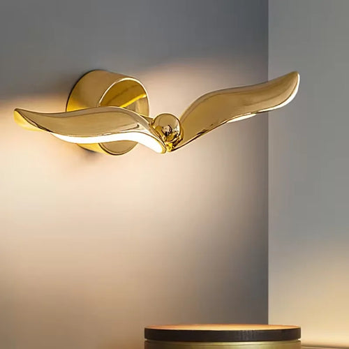 applique murale créative en forme de mouette pour décoration nordique - vue 3 sur 8