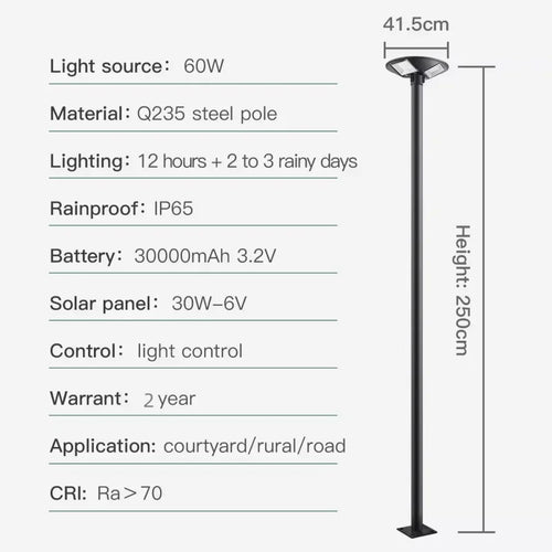 lampe solaire ronde pour jardin et éclairage extérieur - vue 4 sur 17