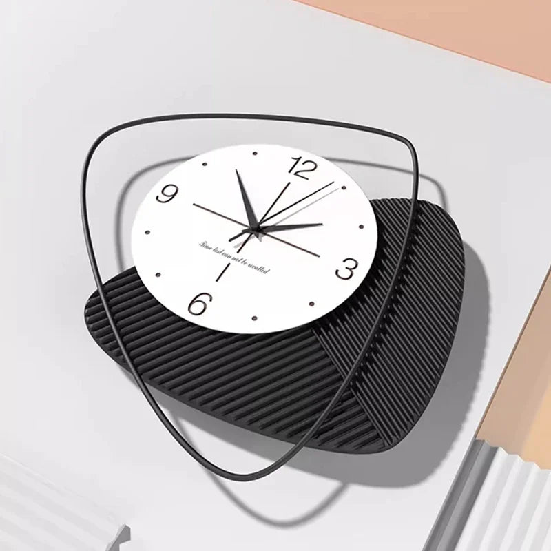 horloge murale silencieuse design nordique moderne luxe décoratif - vue 7 sur 10