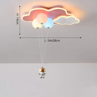 plafonnier nuage pour décoration enfant et espace intérieur