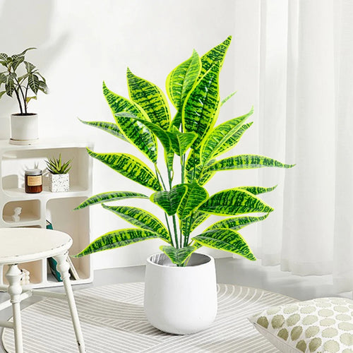 plante artificielle monstera tropicale à feuilles décoratives pour intérieur jardin - vue 3 sur 13