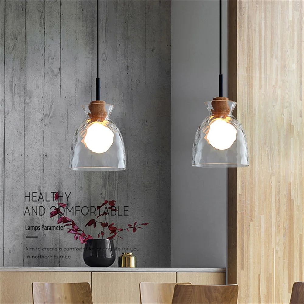 suspension LED design nordique moderne luminaire décoratif d'intérieur - vue 4 sur 8