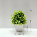 plante artificielle en pot pour décoration de bureau et jardin