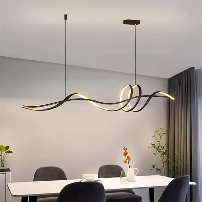 lustre moderne minimaliste élégant pour décoration intérieure