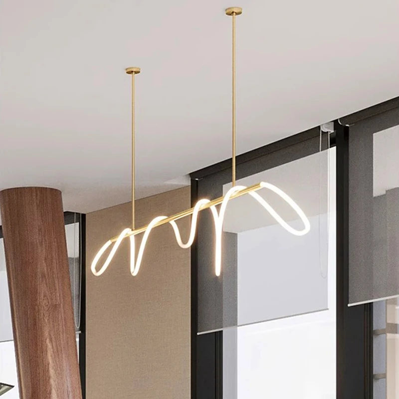 Art moderne décor à la maison led lumières lampes suspendues pour salon lustres pour salle à manger suspension éclairage intérieur