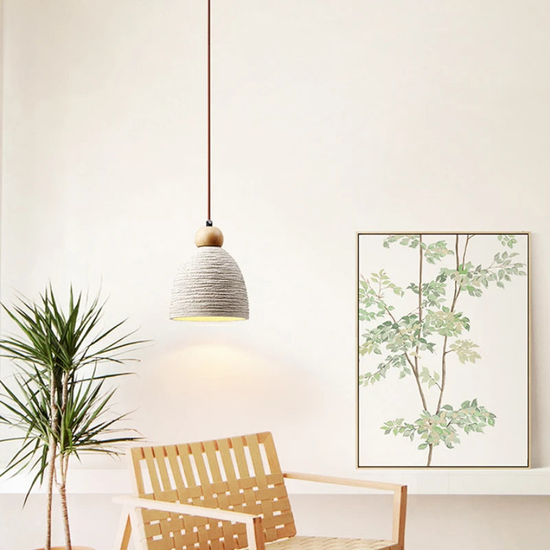 suspension rétro design en ciment pour décoration intérieure - vue 3 sur 7
