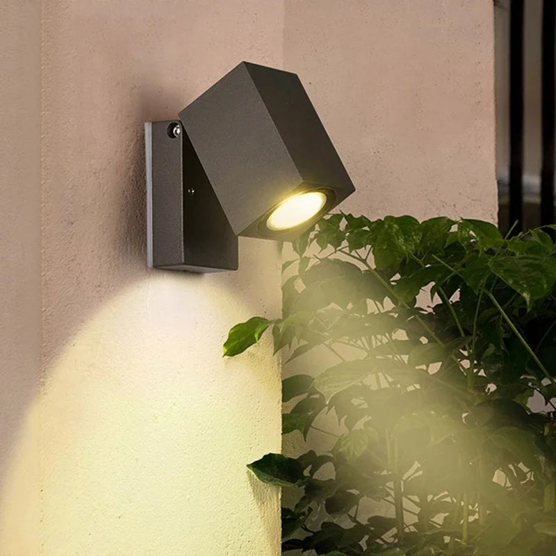 applique murale led extérieure étanche pliante pour cour jardin