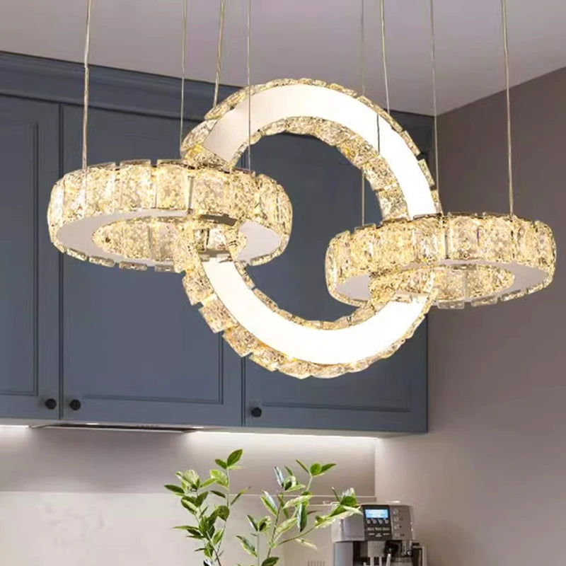 lustre led moderne suspension pour éclairage intérieur décoratif