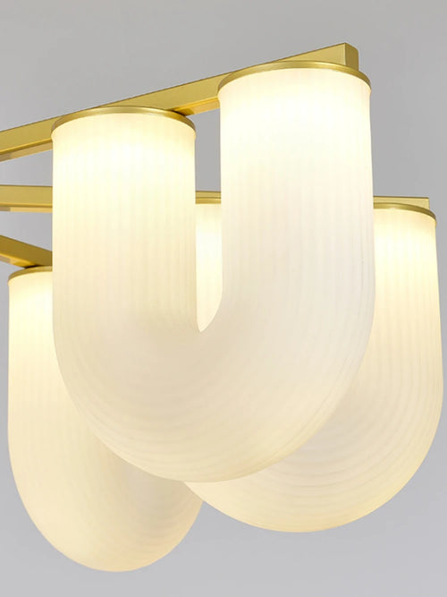 suspension led design nordique en fer pour intérieur moderne - vue 6 sur 10