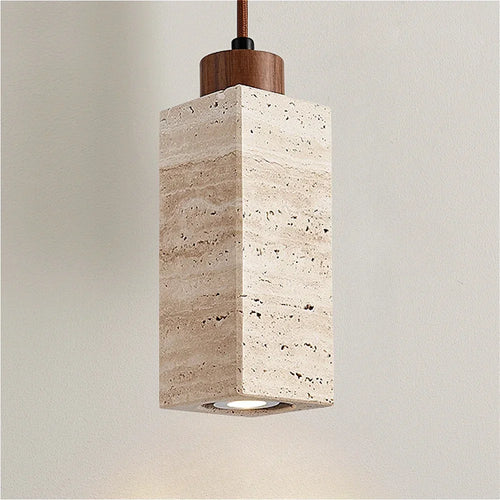 suspension en pierre lumineuse pour décoration intérieure moderne - vue 9 sur 8